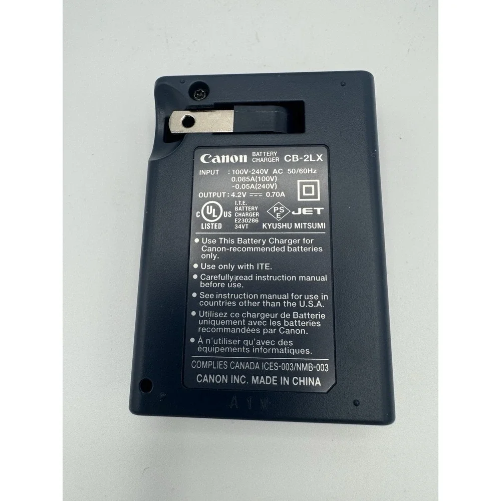 USED Canon CB-2LX Battery Charger for NB-5L Battery IXUS 850 Is, 860 Is Cameras
